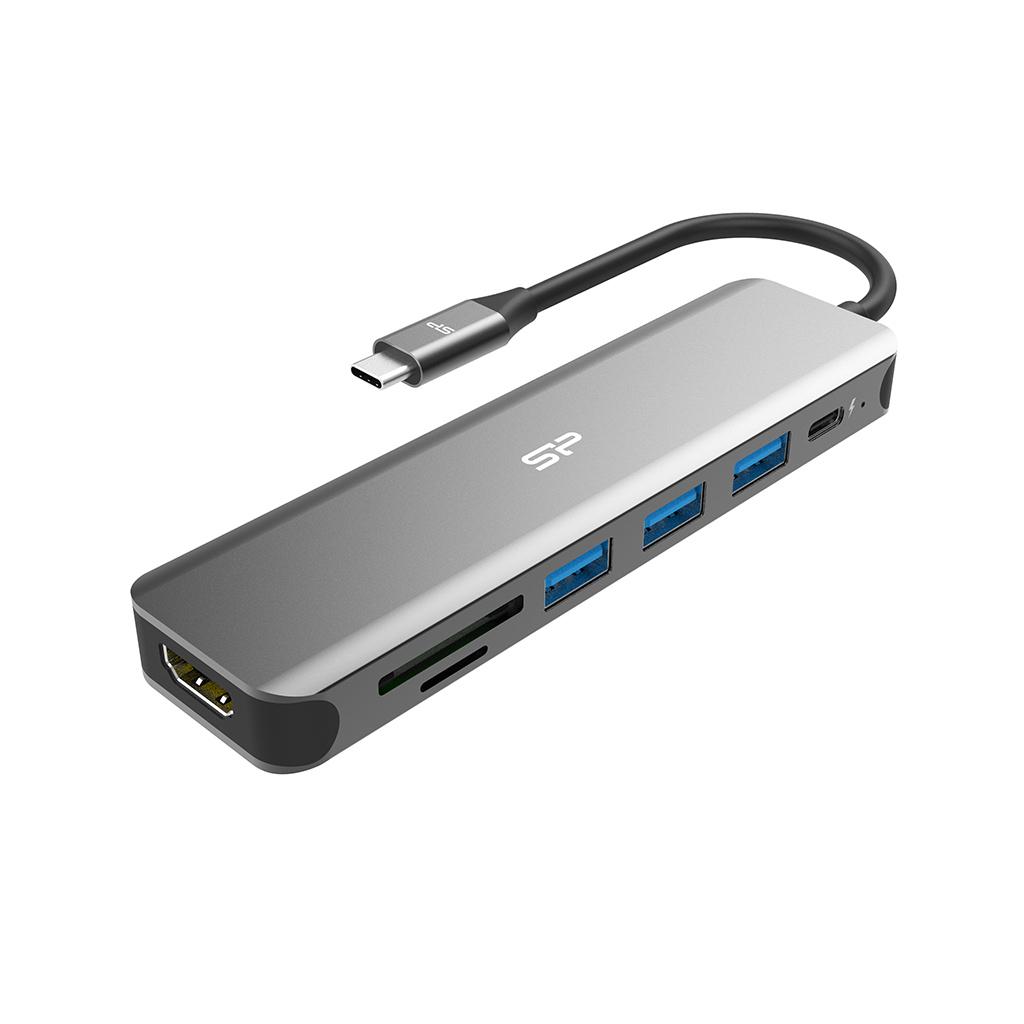 Докинг станция Silicon Power Boost SU20, 7 в 1, USB-C - Image 2