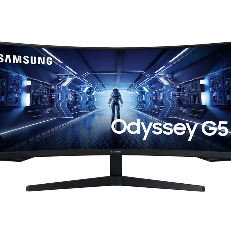Монитор Samsung Odyssey G5 34 inch, VA Curved UWQHD 3440x1440