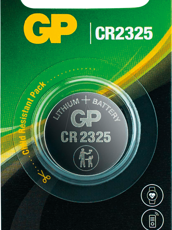 Литиева бутонна батерия GP  CR-2325 3V  1 бр. в блистер /цена за 1 бр./