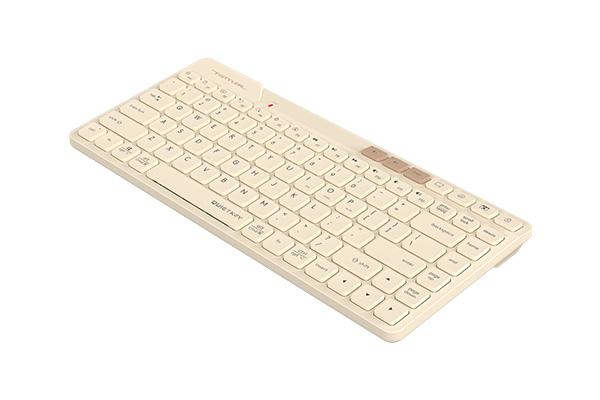 A4tech FBK26C AS Cafe Latte Fstyler безжичнa мини тиха клавиатура, Multi-mode, кирилизирана - Image 2
