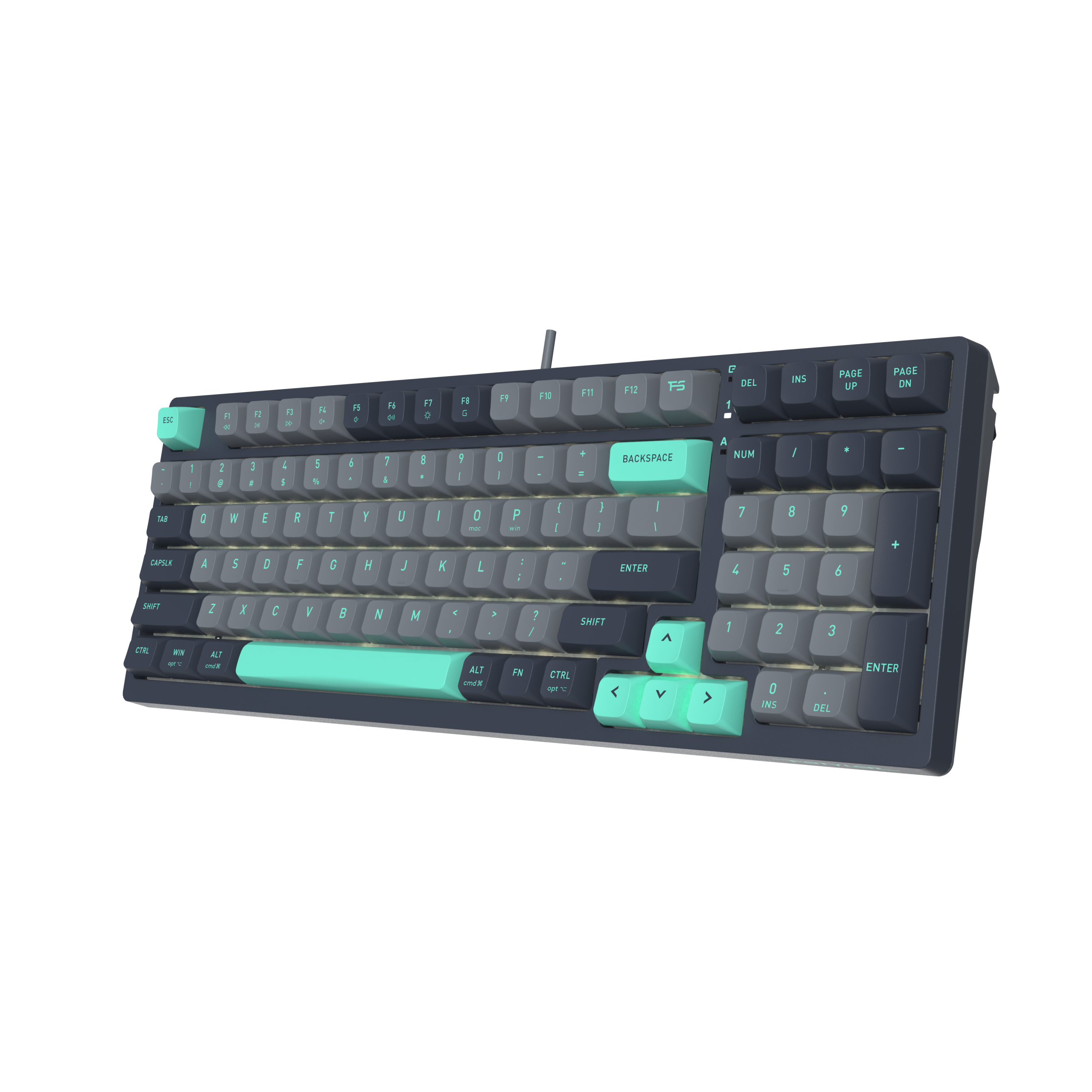 A4tech Fstyler FGS300 Panda Rock Механична TKLкирилизирана - Image 2