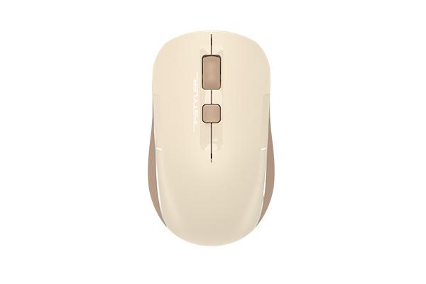 Мишка A4tech FB26CS Air2 Cafe Latte, Dual mode, 2000dpi, Li-Ion батерия, безшумна, Безжична