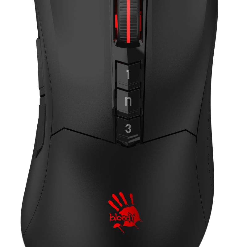 A4tech Bloody R90 Plus Stone black Геймърска безжична оптична мишка