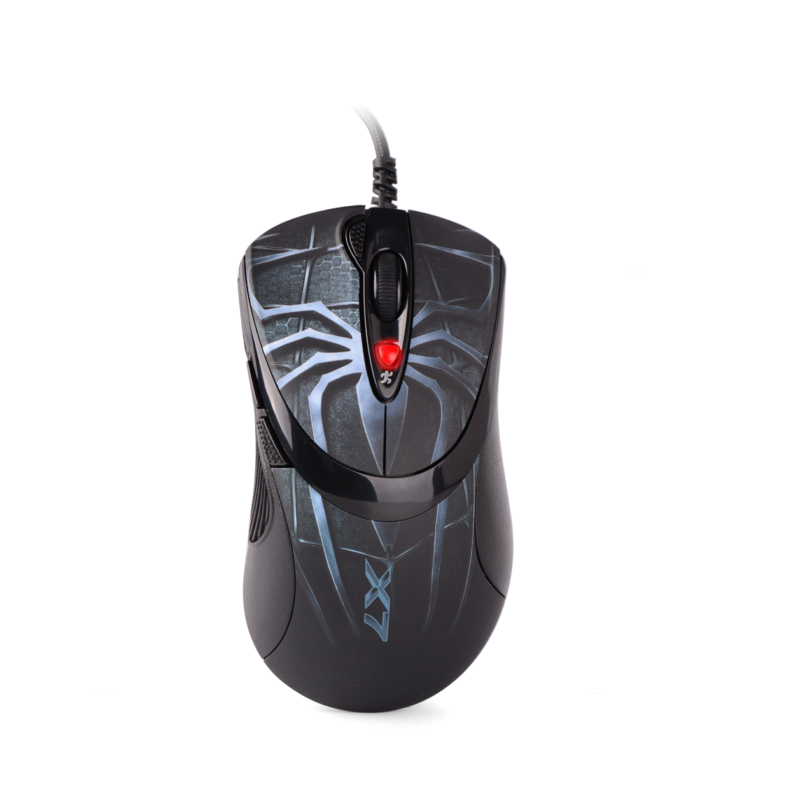 A4tech X7 Blue Spider Лазерна Oscar геймърска.мишка XL-747H, 3600 dpi