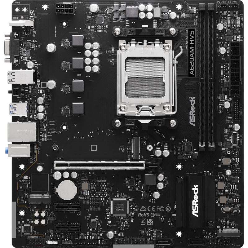 Дънна платка ASRock A620AM-HVS DDR5 Socket AM5
