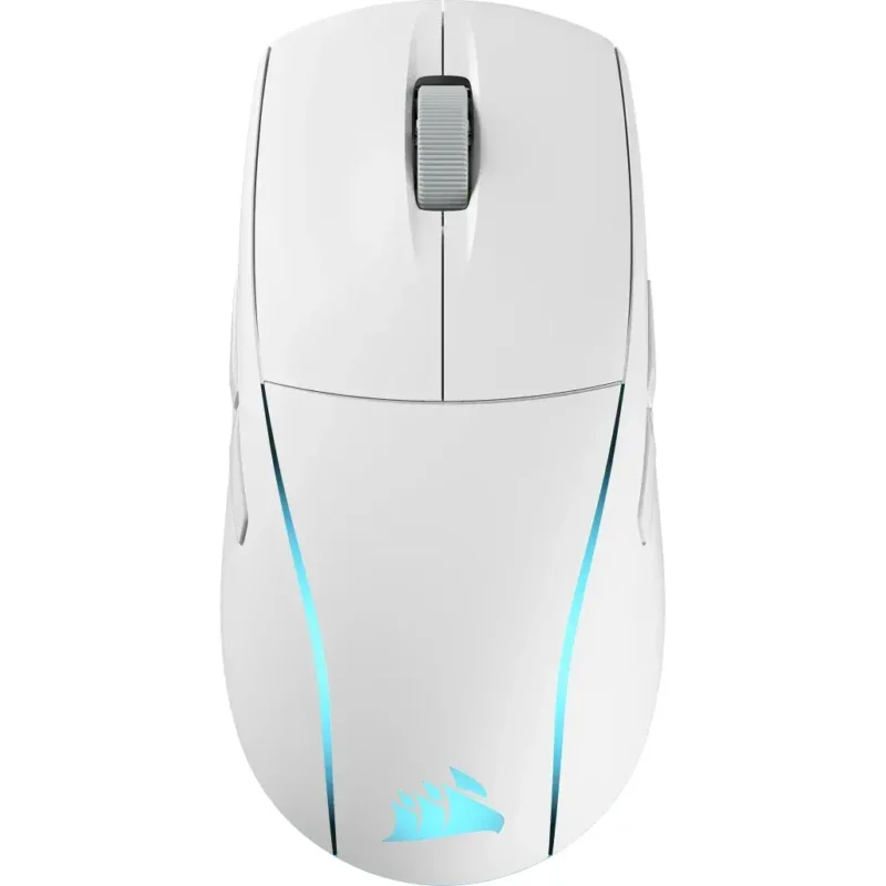 Геймърскa безжична/блутут мишка Corsair M75 White Wireless Lightweight RGB