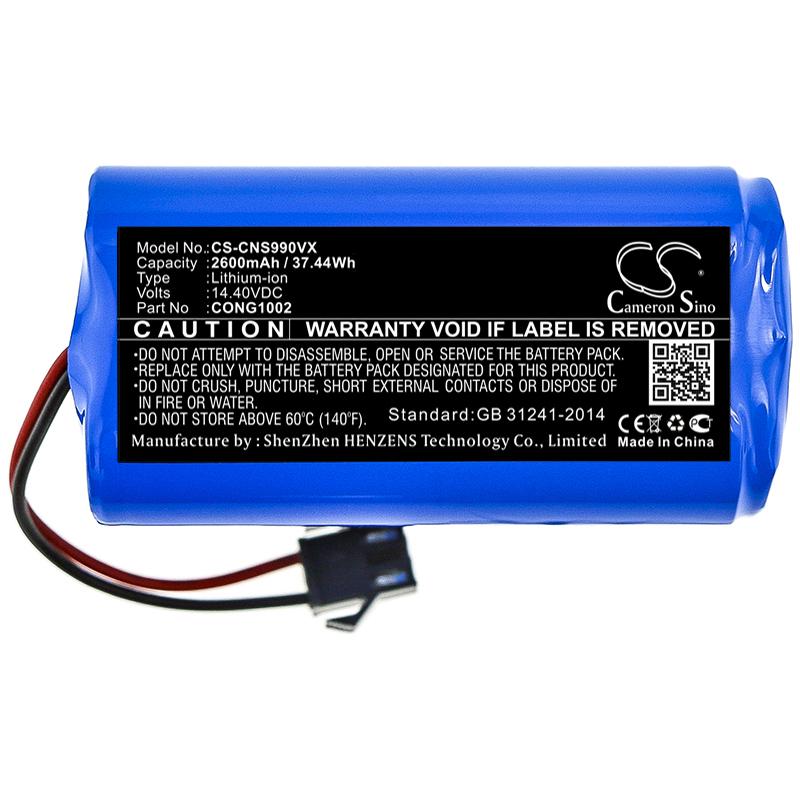 Батерия за прахосмукачка CECOTEC CONGA 1090, CONGA 950 LiIon 14,4V 2600mAh CAMERON SINO - Image 3