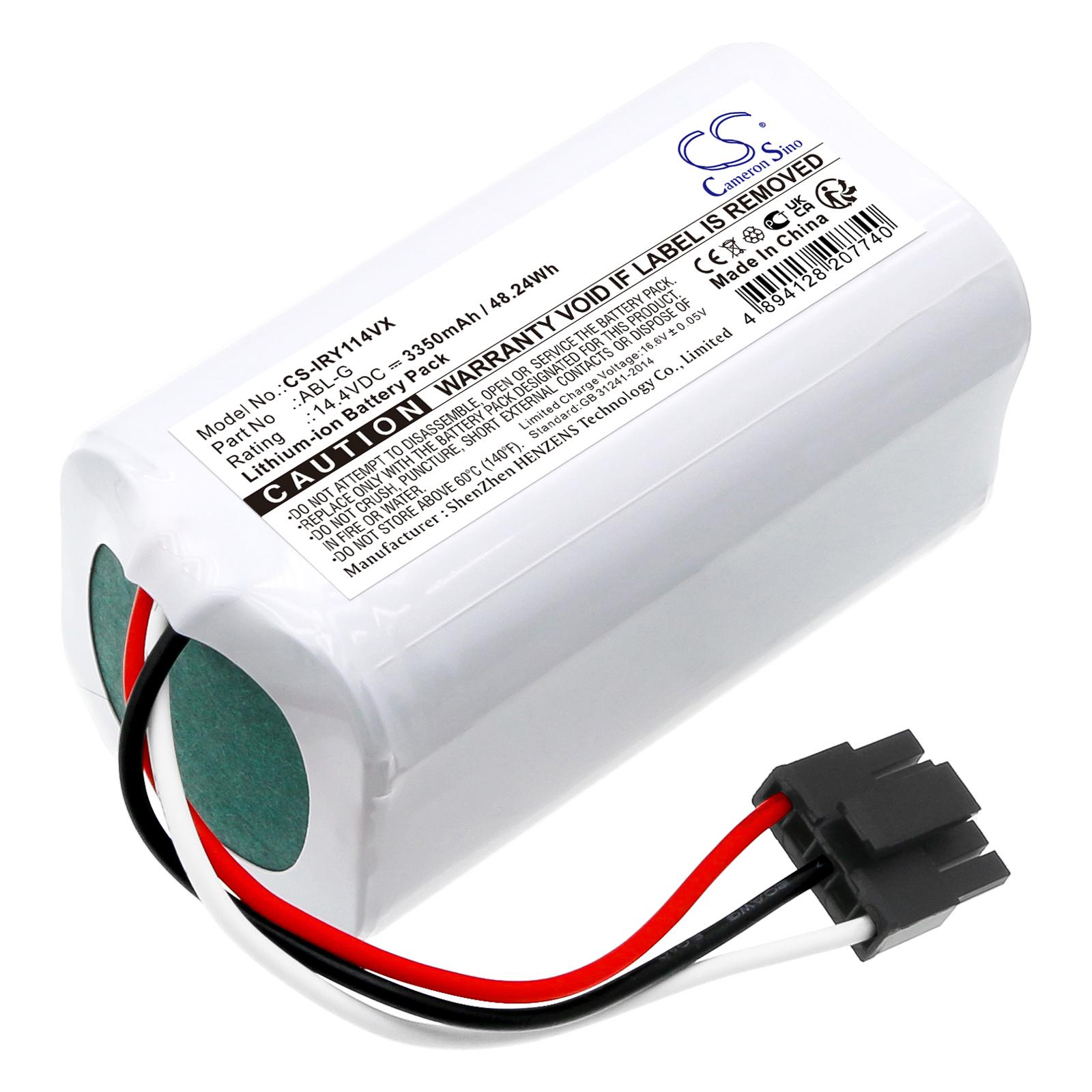 Батерия за прахосмукачка iRobot Roomba Combo Essential Y011040 P/N ABL-G LiIon 14,4V 3350mAh CAMERON SINO