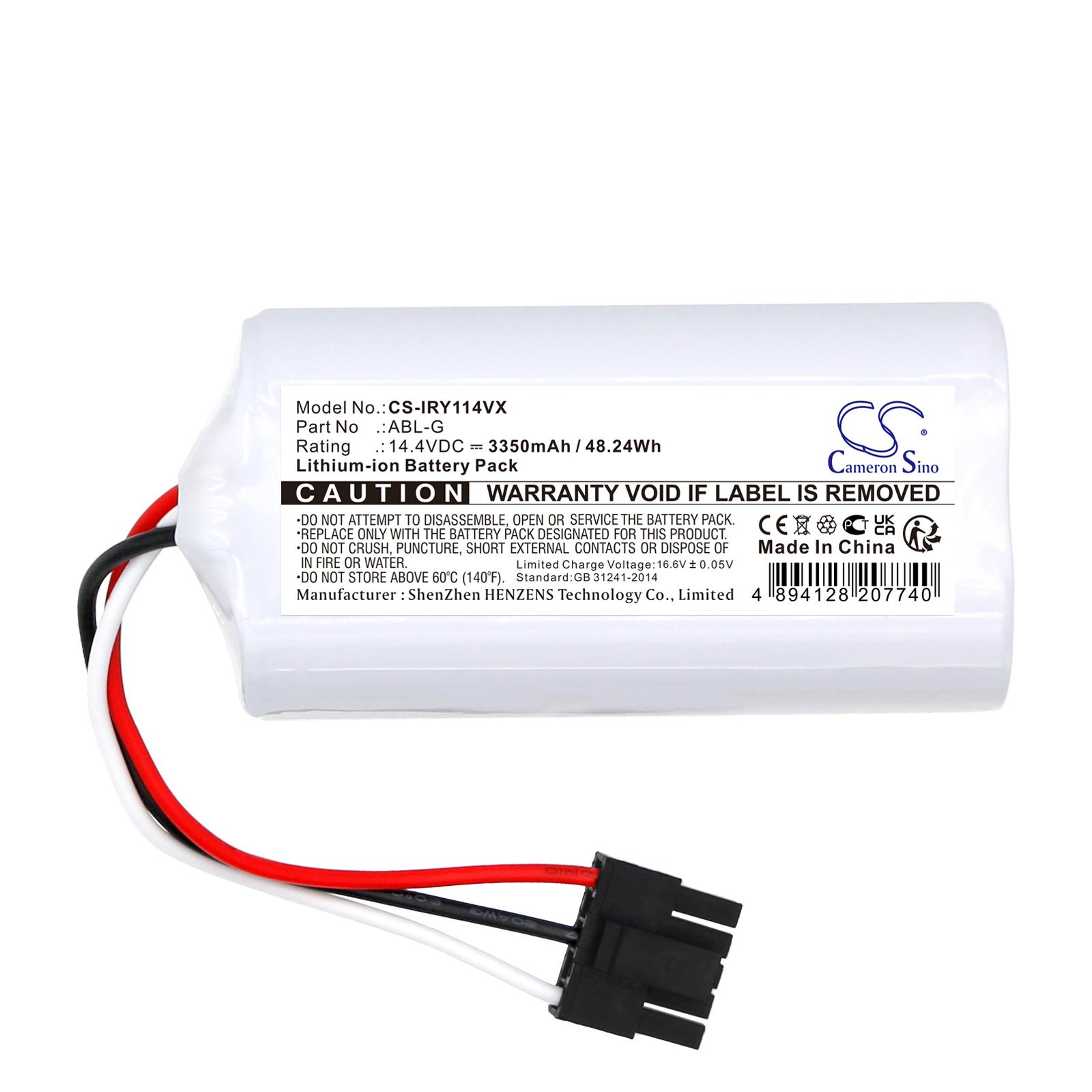 Батерия за прахосмукачка iRobot Roomba Combo Essential Y011040 P/N ABL-G LiIon 14,4V 3350mAh CAMERON SINO - Image 3