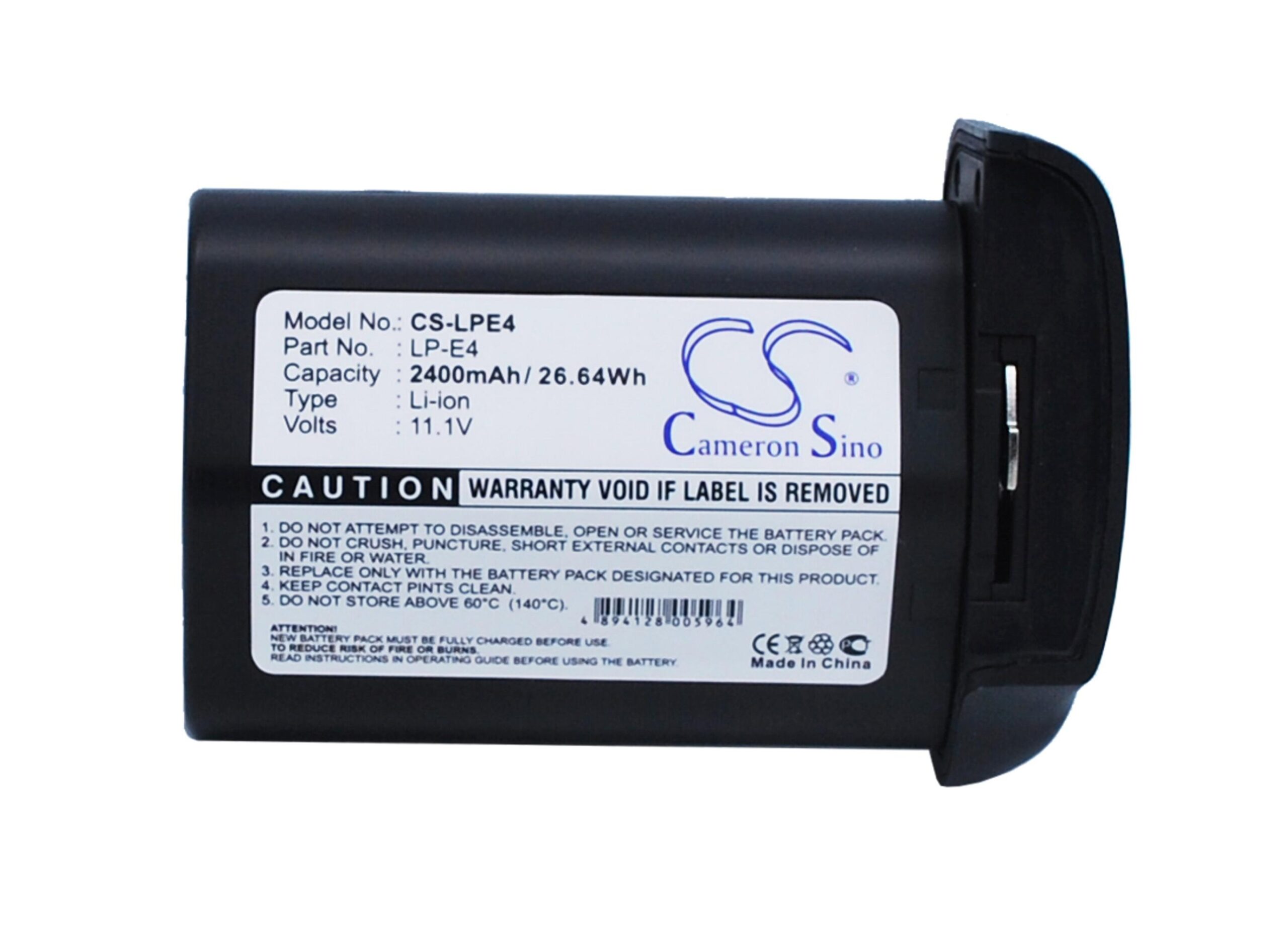 Батерия за камера CANON LPE4 LiIon 11.1V 2400mAh Cameron Sino