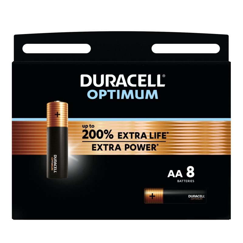 Алкална батерия DURACELL OPTIMUM LR6 /8 бр. в блистер/ 1.5V