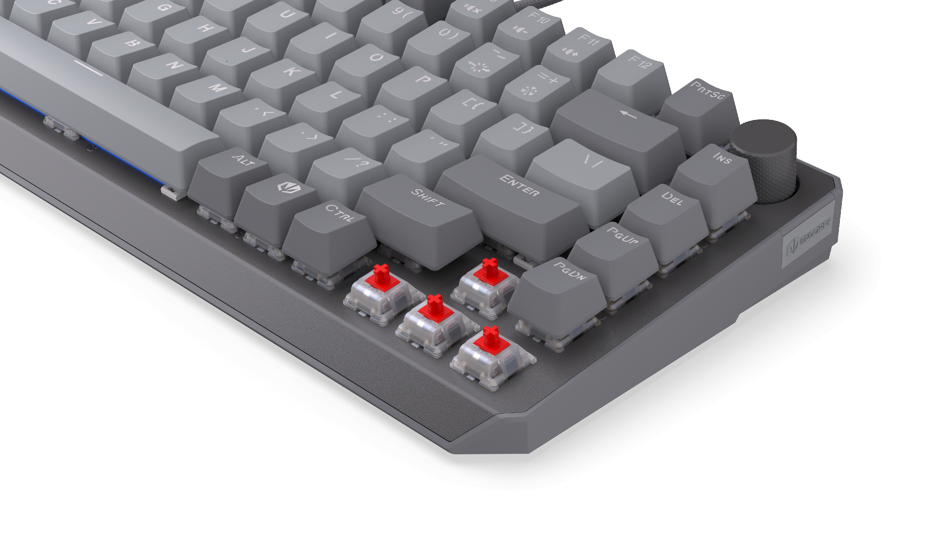 Endorfy механична клавиатура Thock V2 75%, PBT, Endorfy Red switch, US Layout - Image 8