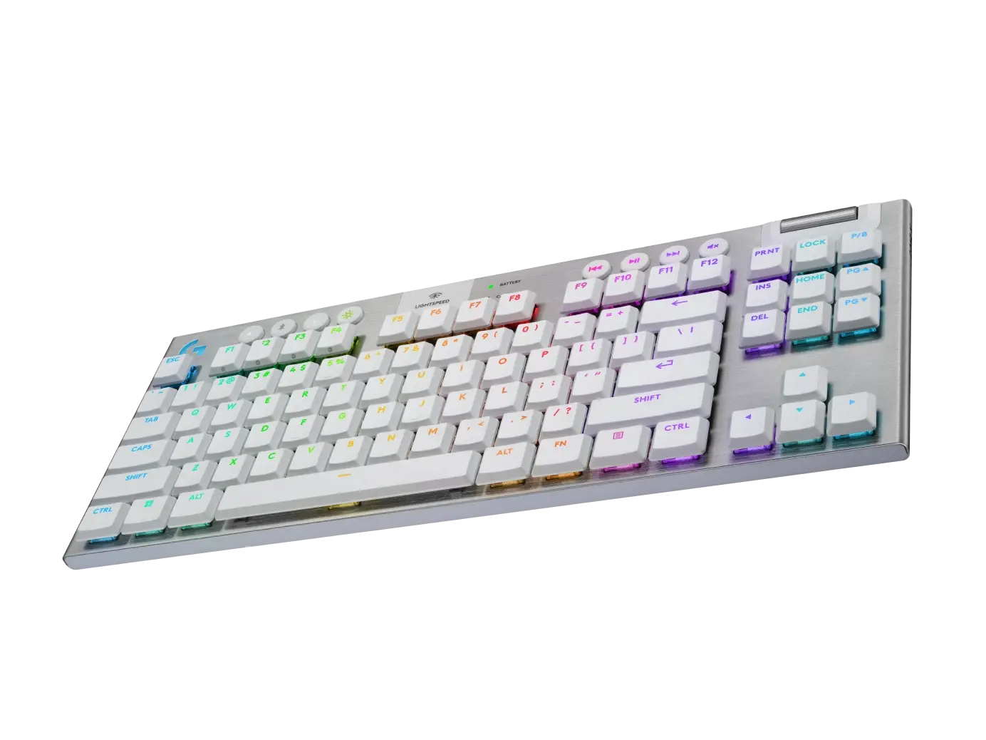 Безжична геймърска механична клавиатура Logitech G915X White Lightspeed TKL - GL Tactile Switch - Image 4