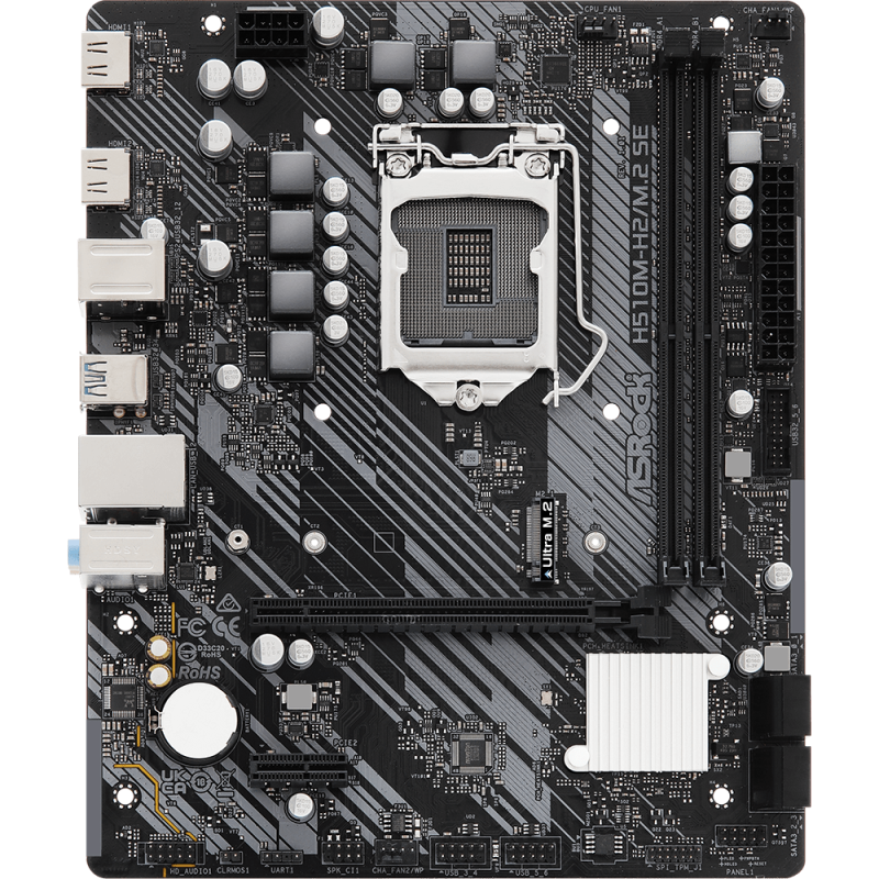 Дънна платка ASRock H510M-H2/M.2 SE, LGA1200, DDR4, mATX