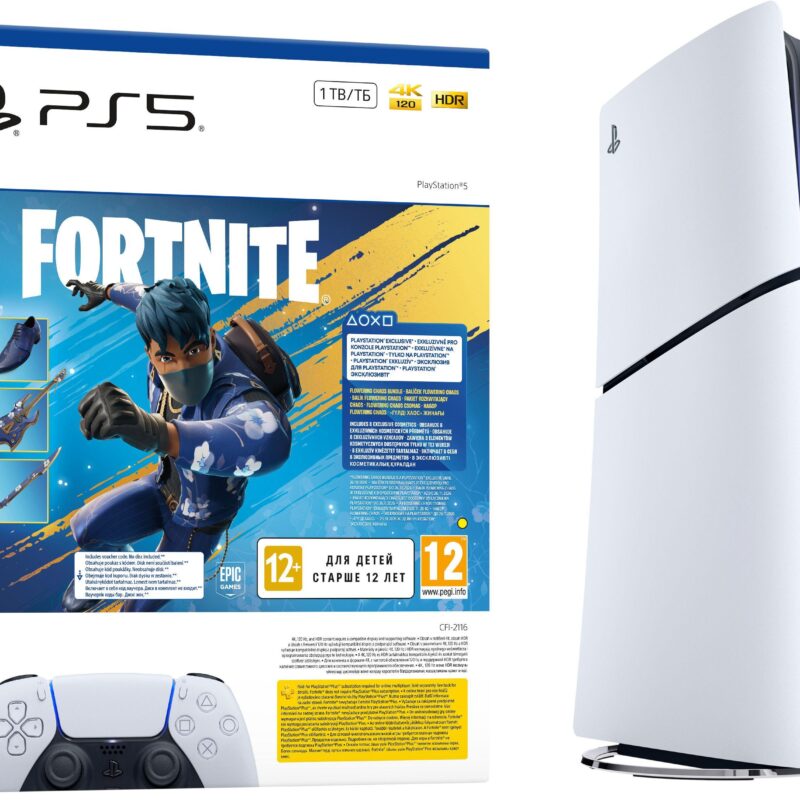 Конзола Sony PlayStation 5 1TB + Fortnite Flowering Chaos