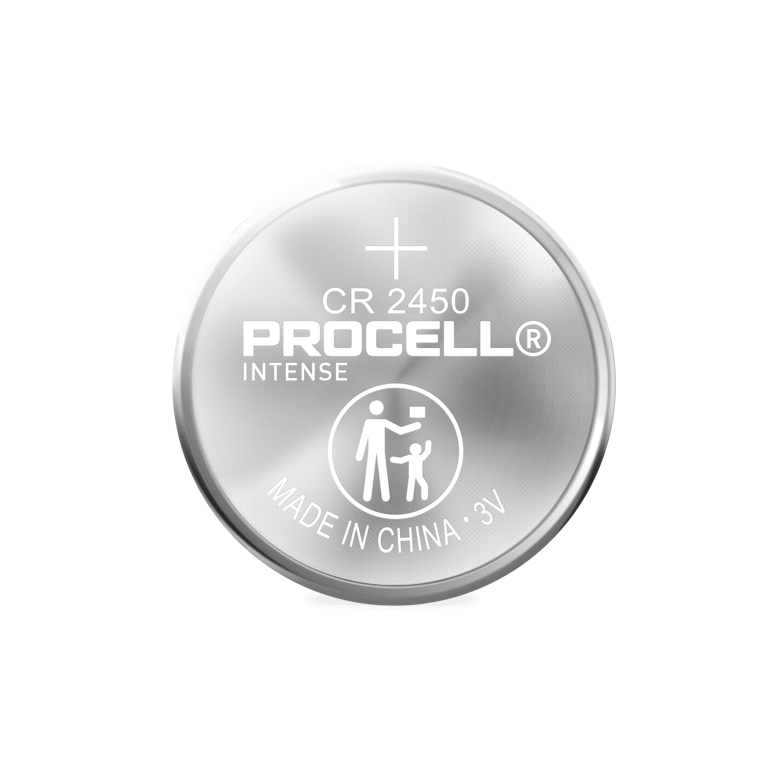 Бутонна батерия DURACELL PROCELL CR2450, 3V, 1 бр. bulk, Литиева, /цена за 1 батерия/