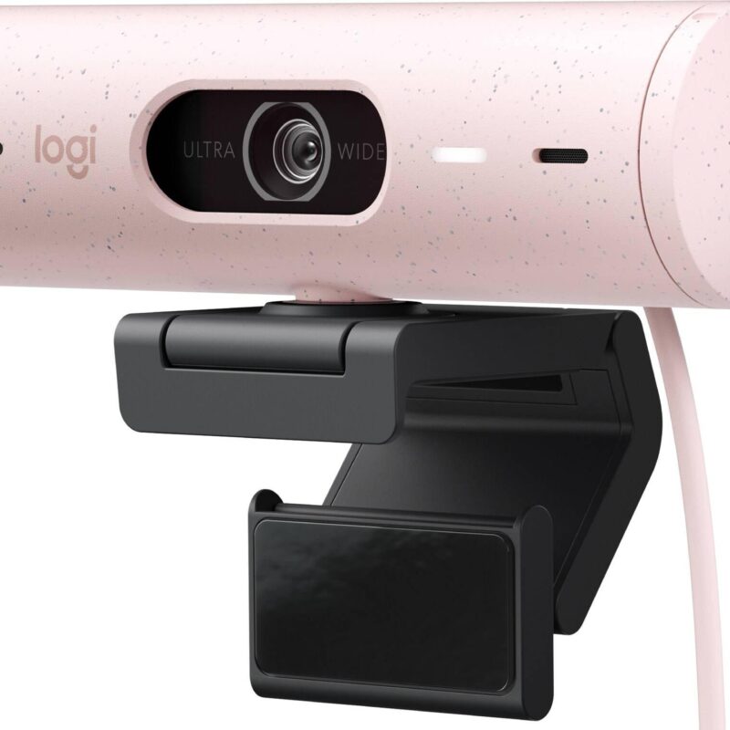 Logitech BRIO 500 Rose Full HD уеб камера, микрофон, USB