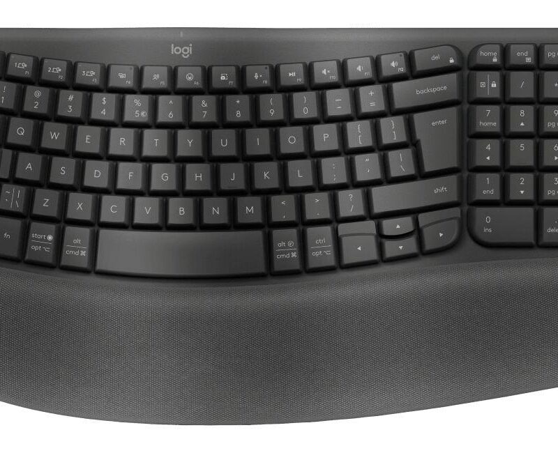Безжична клавиатура Logitech Wave Keys - Graphite