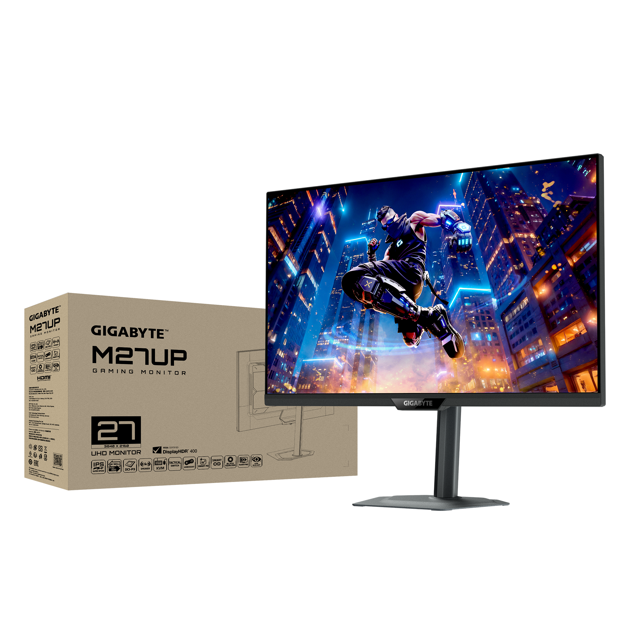 Геймърски Монитор Gigabyte M27UP - 27" inch SS IPS UHD(3840x2160) 160Hz, 1ms, HDR 400 - Image 7