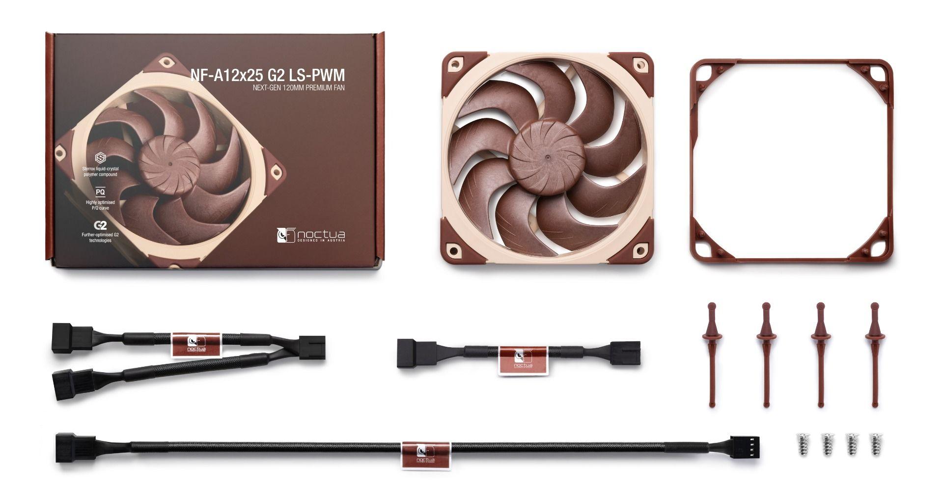 Вентилатор Noctua 120mm NF-A12x25 G2 LS-PWM - Image 5