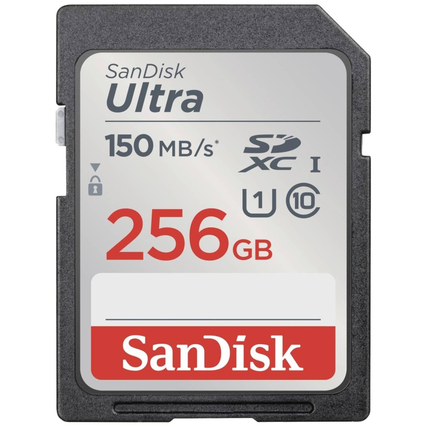 SanDisk Карта памет Ultra SDXC Memory card 256GB 150MB/s