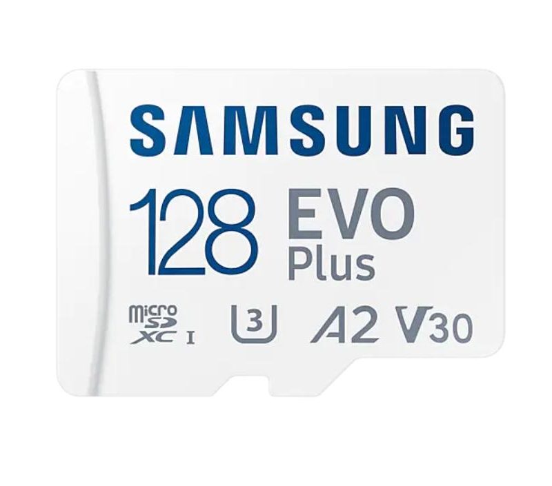 Карта памет Samsung EVO Plus, microSDXC, UHS-I, 128GB, Адаптер