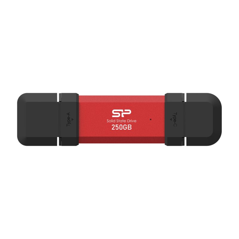 Външен SSD Silicon Power DS72 Red - 250GB