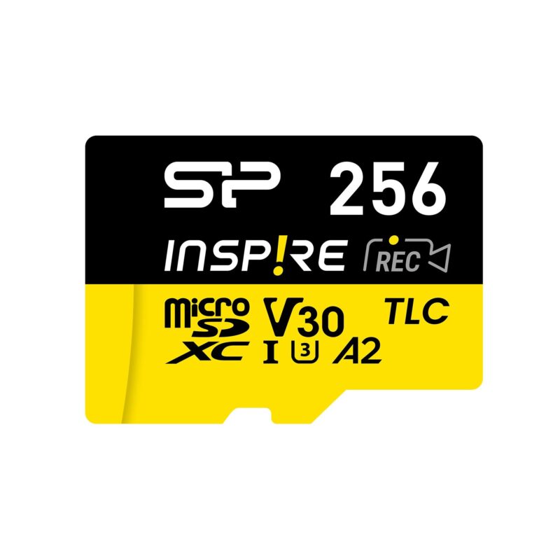 Карта памет Silicon Power Inspire 256GB, microSDXC, Class 10, SD Adapter
