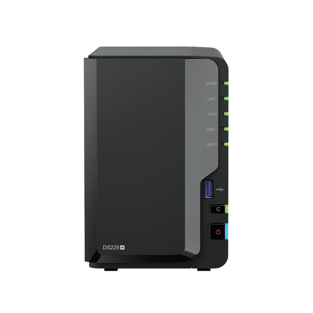 Мрежов сторидж Synology DS225+, за 2 диска, Intel Celeron J4125 , 2GB DDR4 SODIMM - Image 3