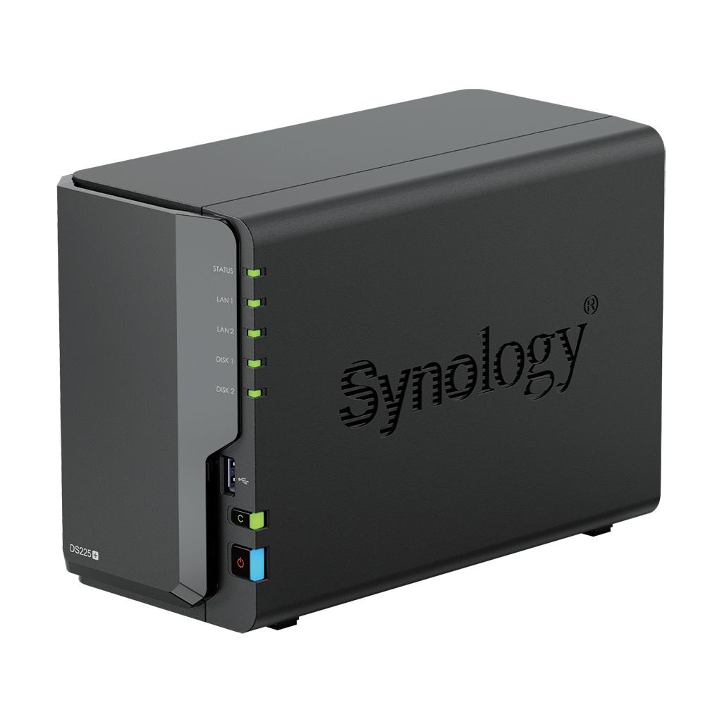 Мрежов сторидж Synology DS225+, за 2 диска, Intel Celeron J4125 , 2GB DDR4 SODIMM - Image 2