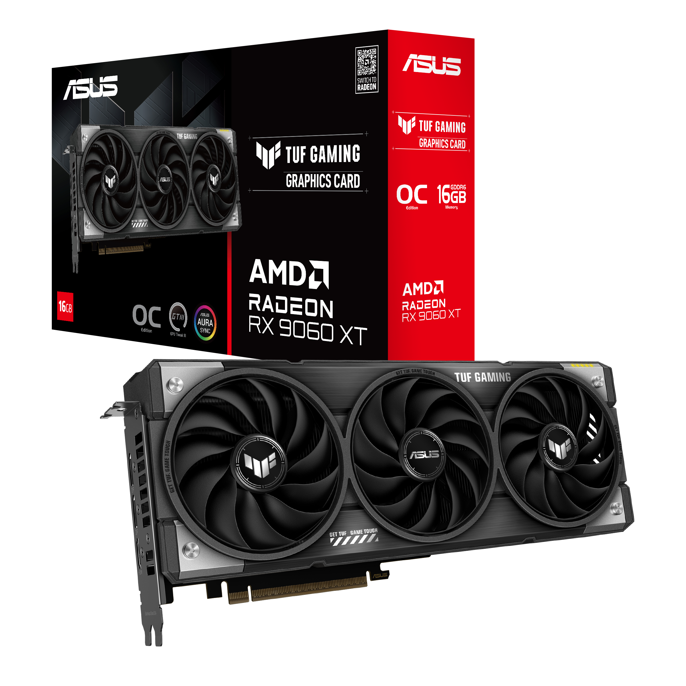 Видео карта ASUS TUF GAMING RADEON RX 9060 XT OC 16GB GDDR6 - Image 8