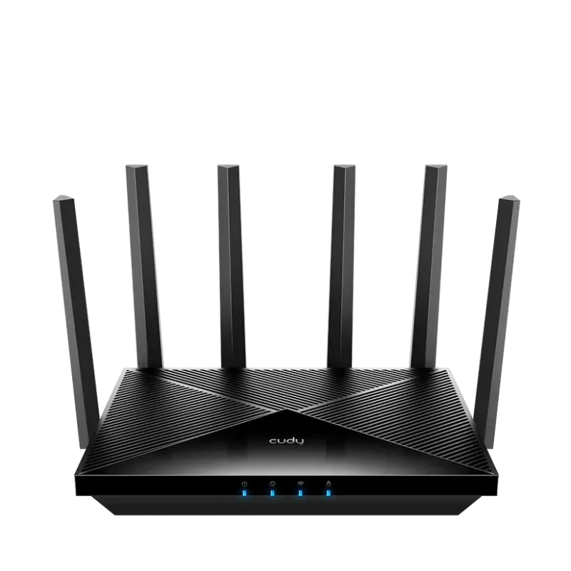 Безжичен рутер Cudy WR11000, BE11000 Tri Band Wi-Fi 7, 4x2.5Gbps порт, 6x5dBi антени