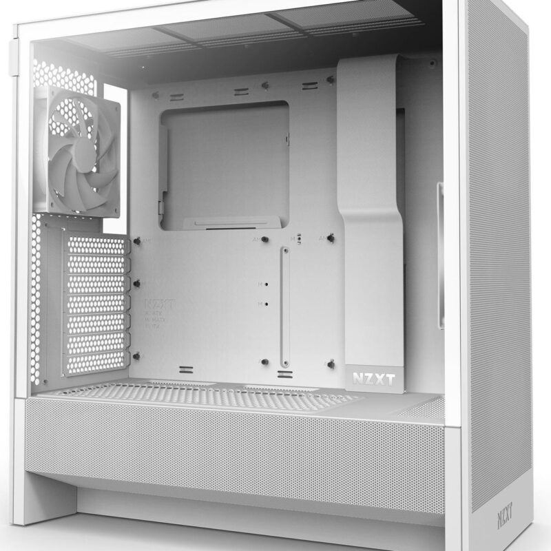 Кутия NZXT H5 Flow 2024 White, Mid-Tower