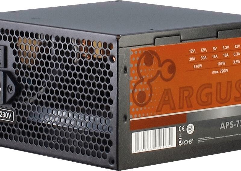 Захранващ блок Inter Tech Argus APS-720W, 720W, ATX, 80+