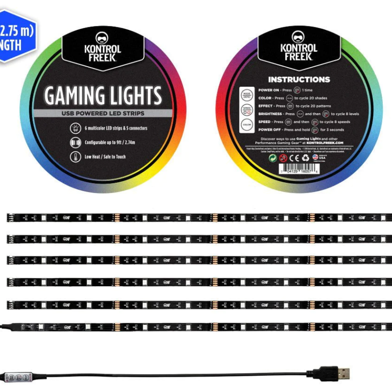 RGB лента KontrolFreek Gaming Lights Kit, USB (2.74m)