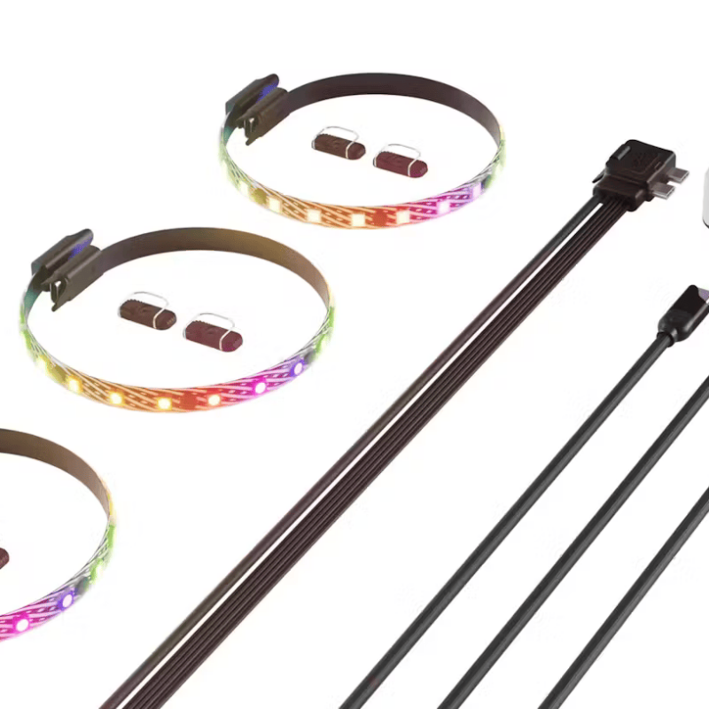 Комплект 3бр ARGB LED Ленти HYTE LS10 - 330 mm + NP50