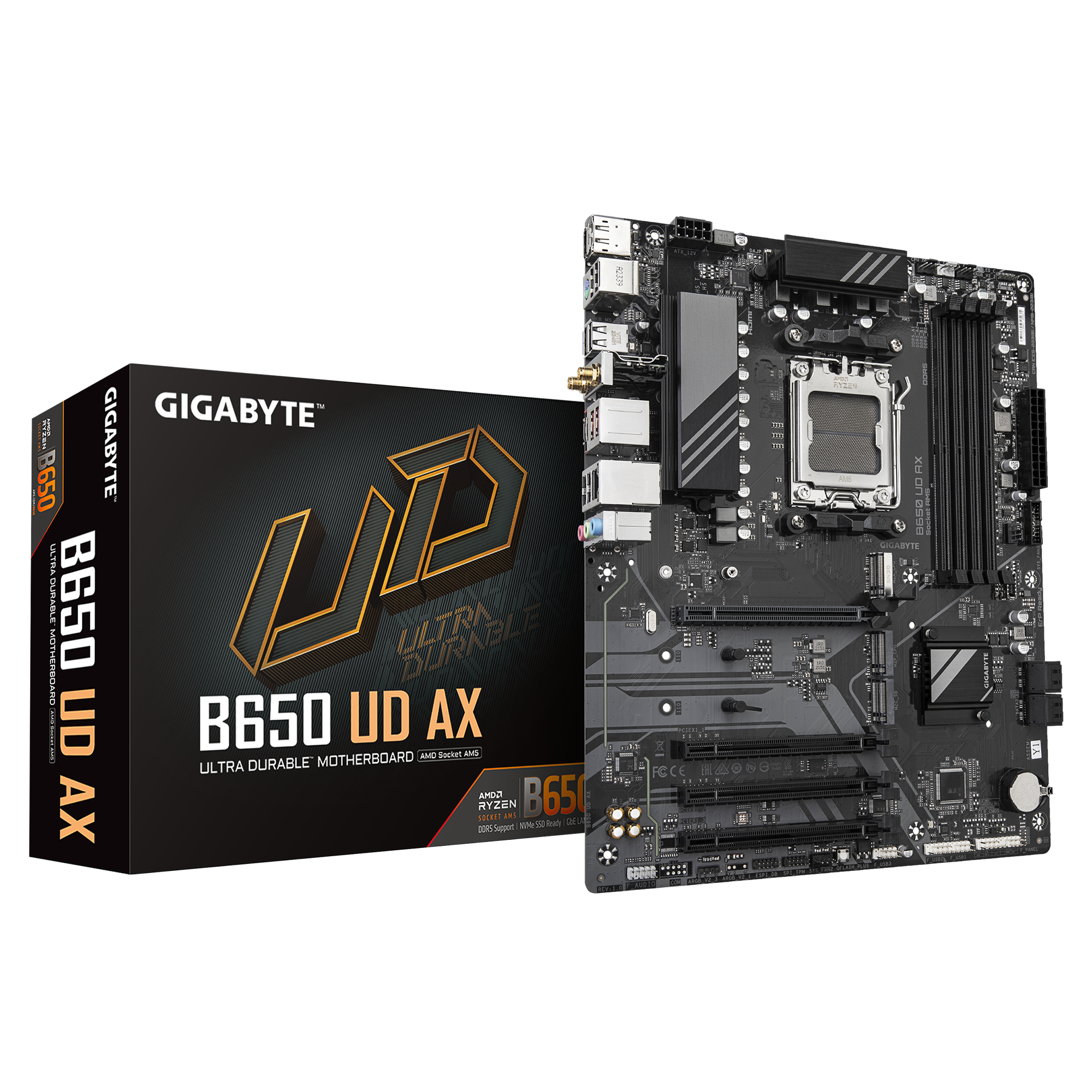 Дънна платка GIGABYTE B650 UD AX, AM5 - Image 4