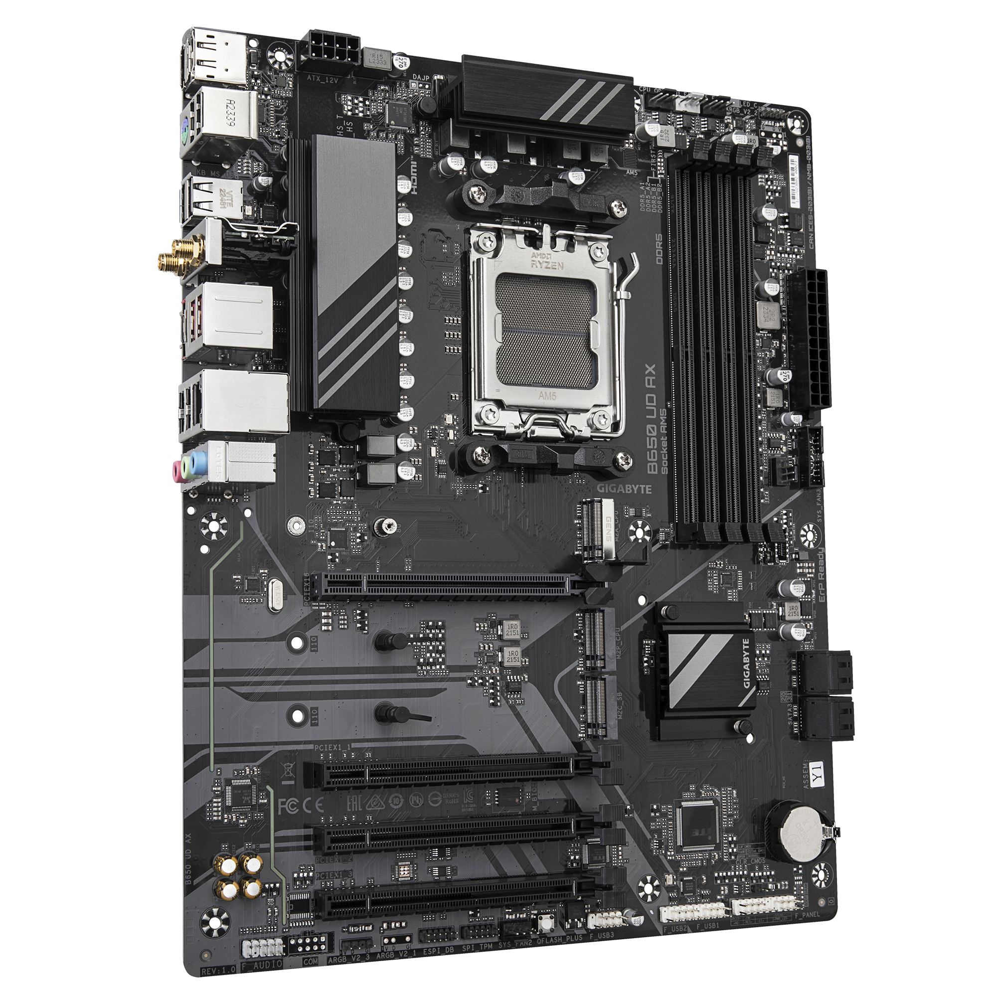 Дънна платка GIGABYTE B650 UD AX, AM5 - Image 2