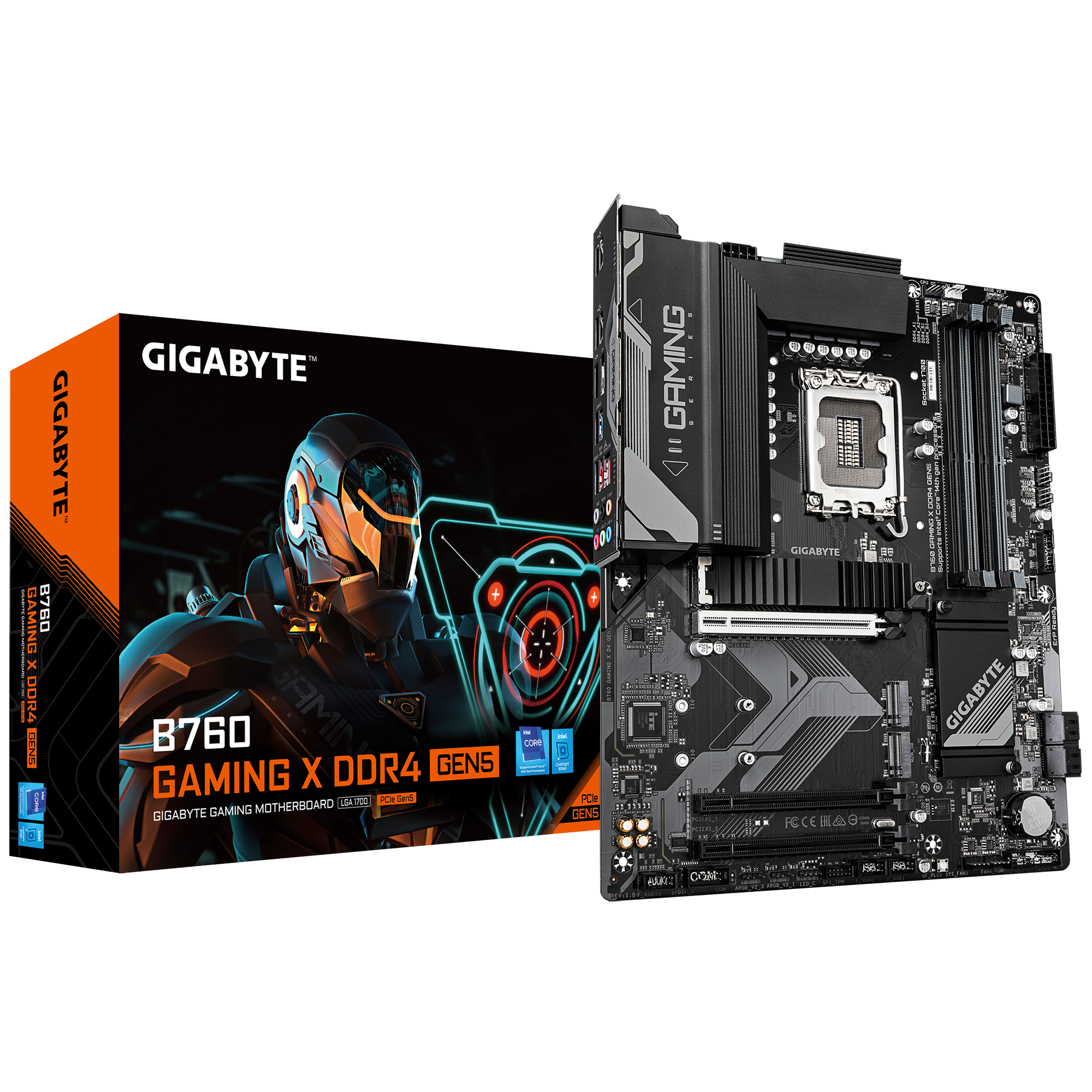 Дънна платка GIGABYTE B760 GAMING X DDR4 GEN5, socket 1700 - Image 4