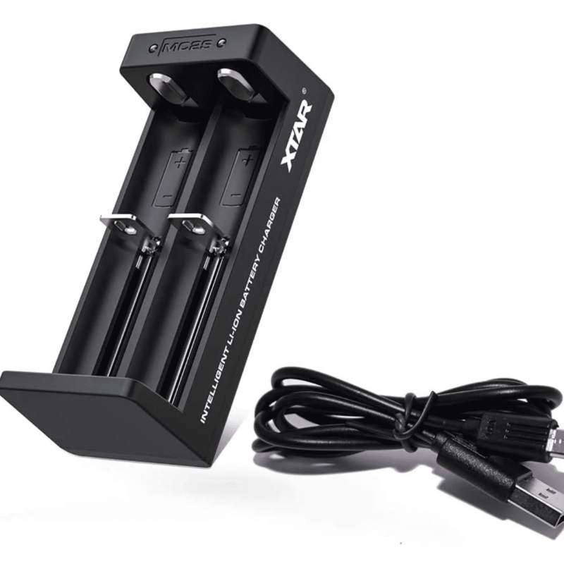 Зарядно у-во XTAR MC2S NEW, USB Type-C , Universal Charger, LiIon & NIMH, 18650, CR123, AA, AAA  с 2 гнезда