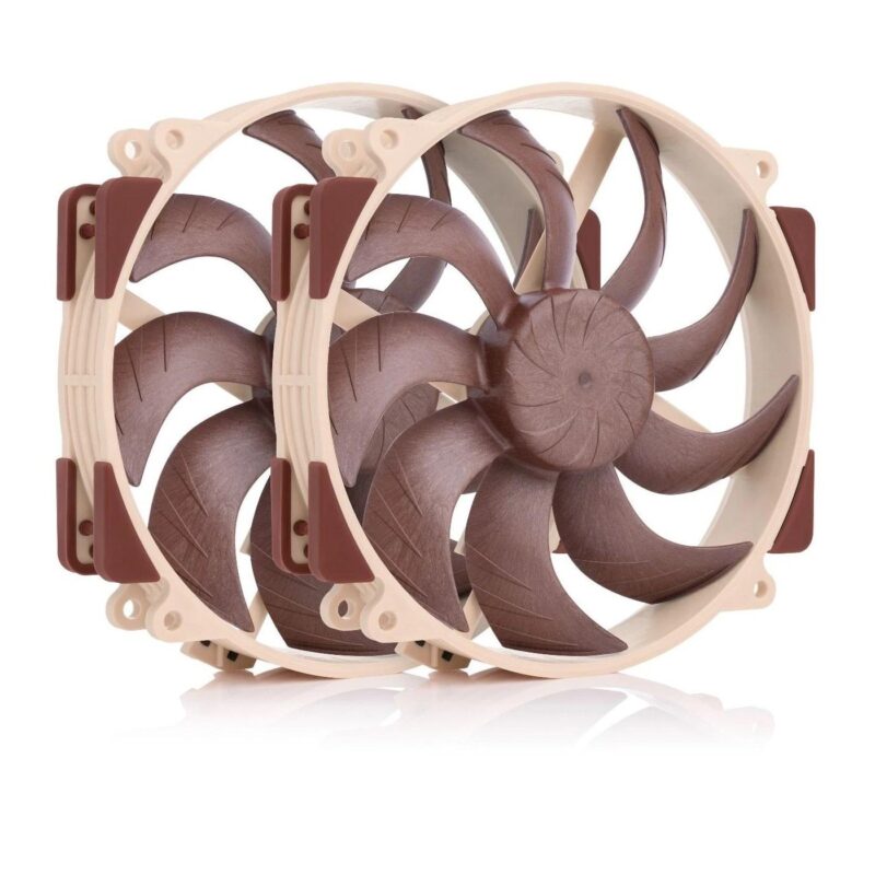 Комплект вентилатори Noctua NF-A14x25r G2 PWM Sx2-PP, 2 x Fan 140mm