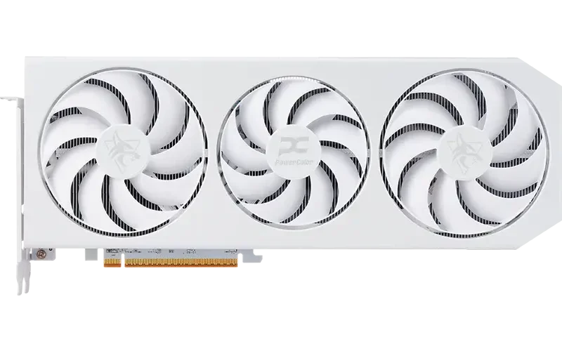 Видео карта PowerColor Radeon RX 9070 XT Hellhound White 16GB GDDR6