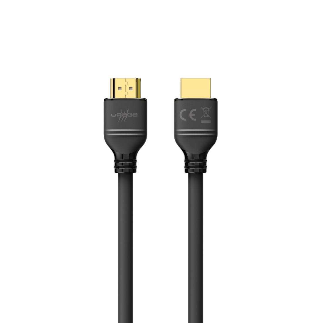 Кабел uRage Ultra-High-Speed ​​HDMI, сертифициран, 8K, позлатен, 2 м