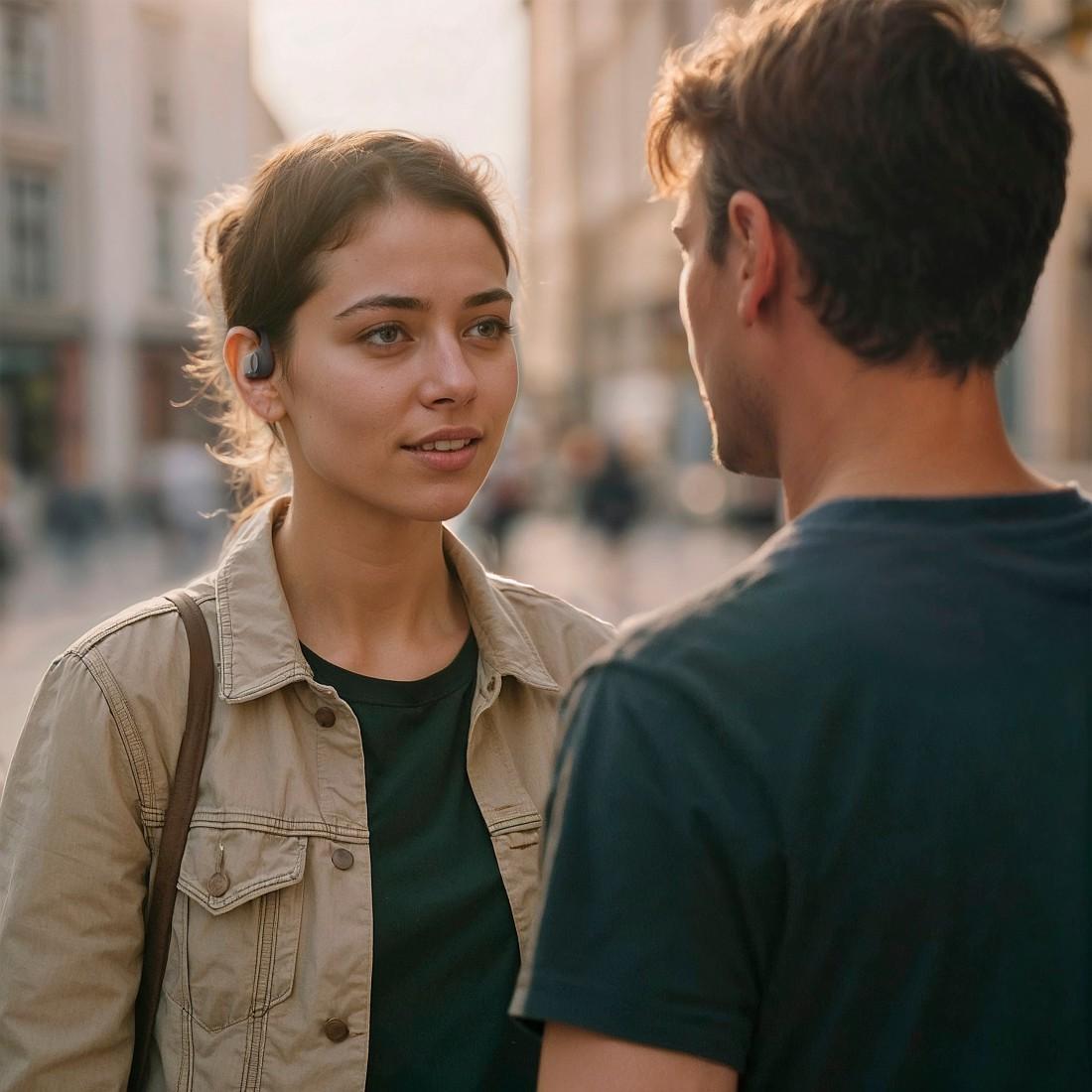 Hama Блутут слушалки „Spirit Open“, OWS отворени уши, True Wireless, приложение, черни - Image 5