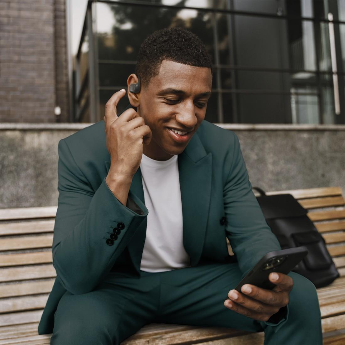 Hama Блутут слушалки „Spirit Open“, OWS отворени уши, True Wireless, приложение, черни - Image 9