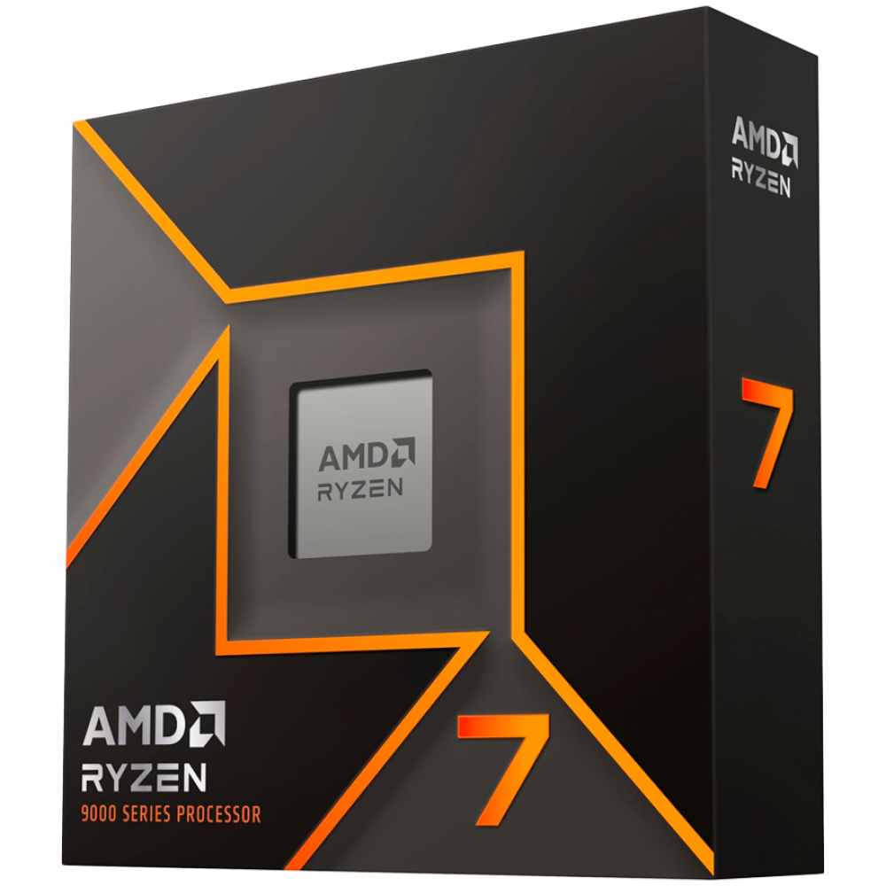 AMD CPU Desktop Ryzen 7 8C/16T 7700 (5.3GHz Max, 40MB,65W,AM5) box, with Radeon Graphics and Wraith Stealth Cooler