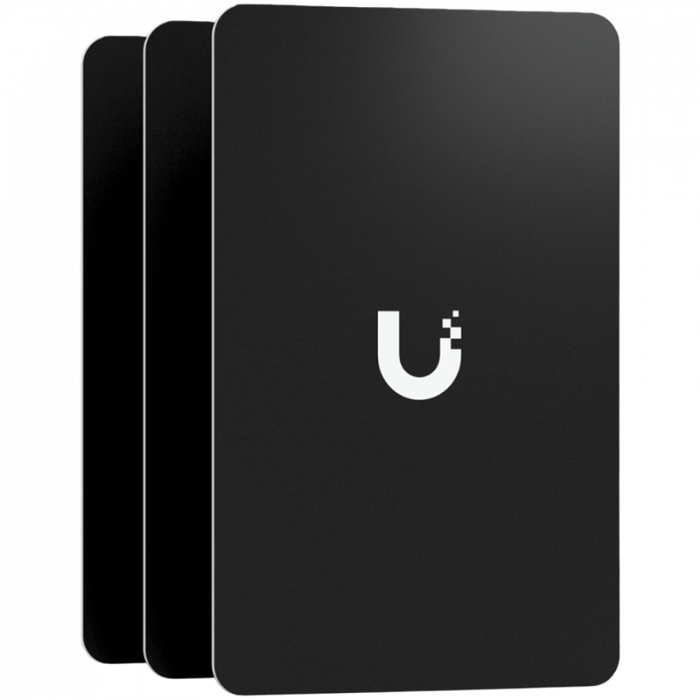 A pack of 10 highly-secure NFC cards used for access control within UniFi. Color - Black