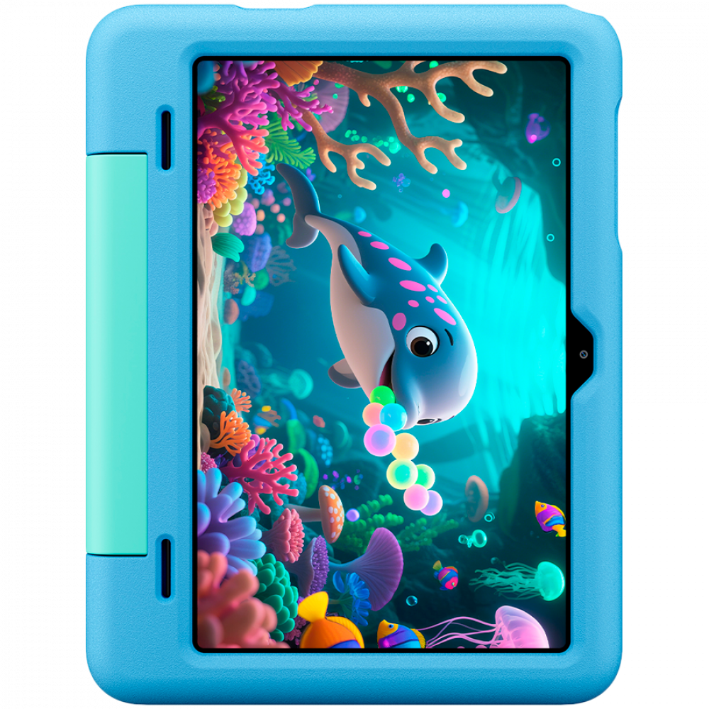 Blackview Tab 20 Kids WiFi 10.1-inch 800x1280 HD 60Hz Unisoc Tiger T310 2Hz 4GB + 64GB 6600mAh Cam 5MP/8MP WiFi5 Android 15 Bubble Blue