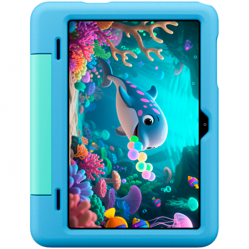 Blackview Tab 20 Kids WiFi 10.1-inch 800x1280 HD 60Hz Unisoc Tiger T310 2Hz 4GB + 64GB 6600mAh Cam 5MP/8MP WiFi5 Android 15 Bubble Blue