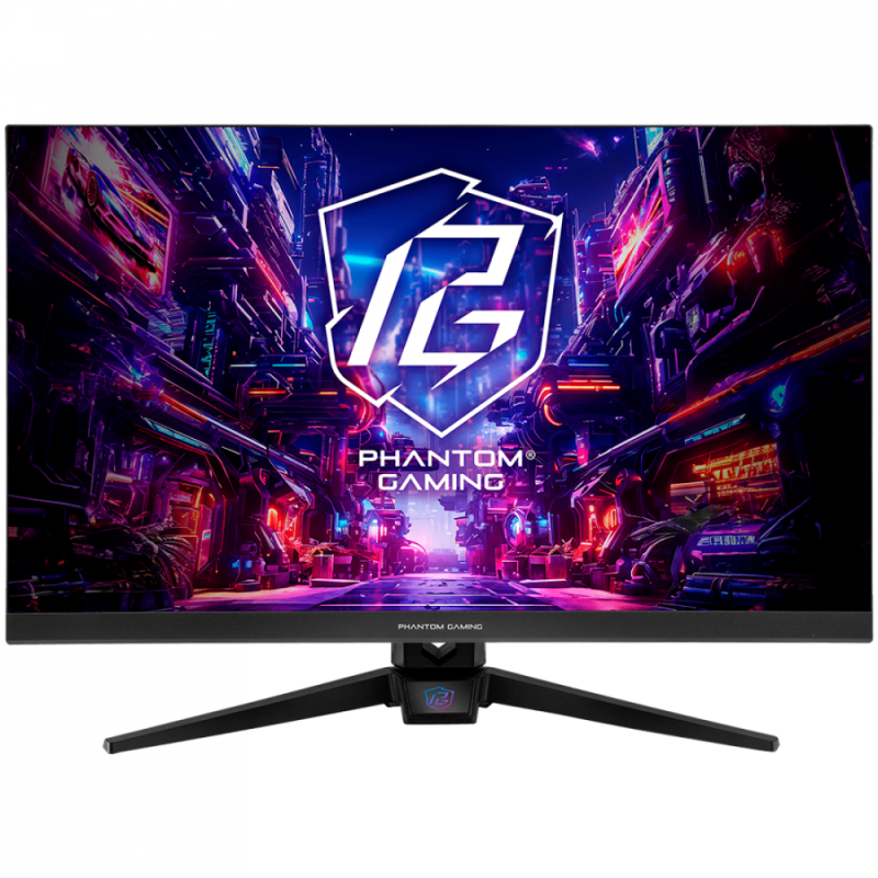 Asrock Gaming Monitor, 27" FHD(1920x1080) IPS, 180 Hz, 123 sRGB, 1100:1, 450 cd/m, 178/178, 1ms (MPRT), Flicker-free, 2x 2W Speakers, 2x HDMI 2.0, 1x DP 1.2, 1x Audio Jack (3.5mm), 3Y